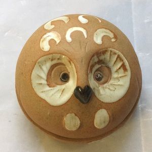 Takahashi San Francisco Owl Pottery Dish